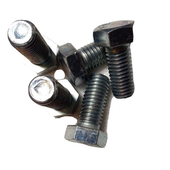 5/8"-11 x 1-3/4" (FT) Coarse Thread A307 Grade A Hex Bolt Zinc Plated lot of 25 - Picture 2 of 3